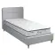 Posteľ Cesana 90x200 BED23-09 sivý,7