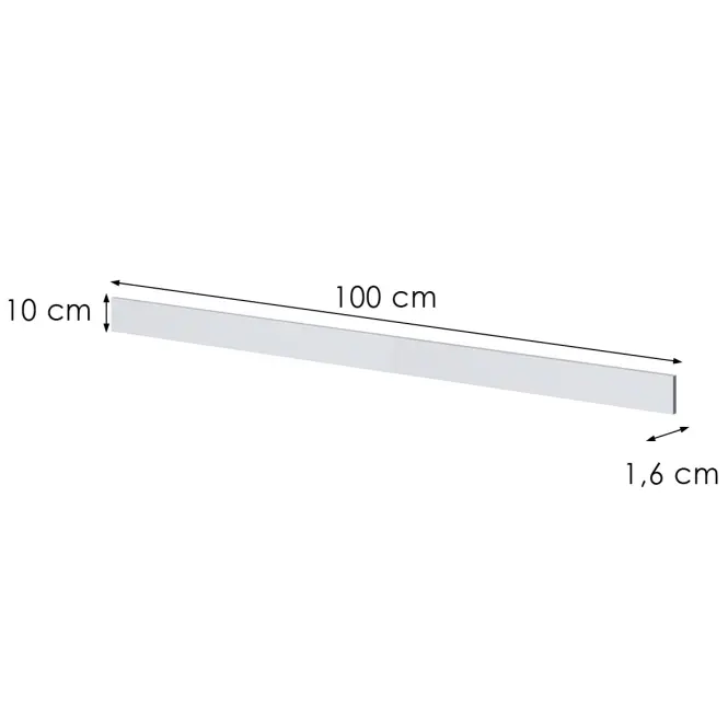 Sokel Emilia 100 cm biela,2