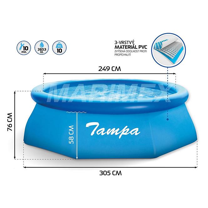 Bazén Tampa 3,05x0,76 m