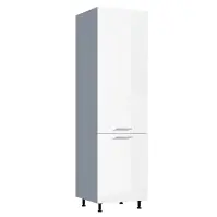 Kuchynská skrinka Emilia D60 biela/biela lesk HG
