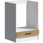 Kuchynská skrinka Economic D60 KU biela/artisan