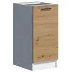 Kuchynská skrinka Economic D40 biela/artisan