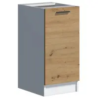 Kuchynská skrinka Economic D40 biela/artisan