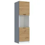 Kuchynská skrinka Economic D60 KU biela/artisan