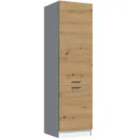 Kuchynská skrinka Economic D60 biela/artisan