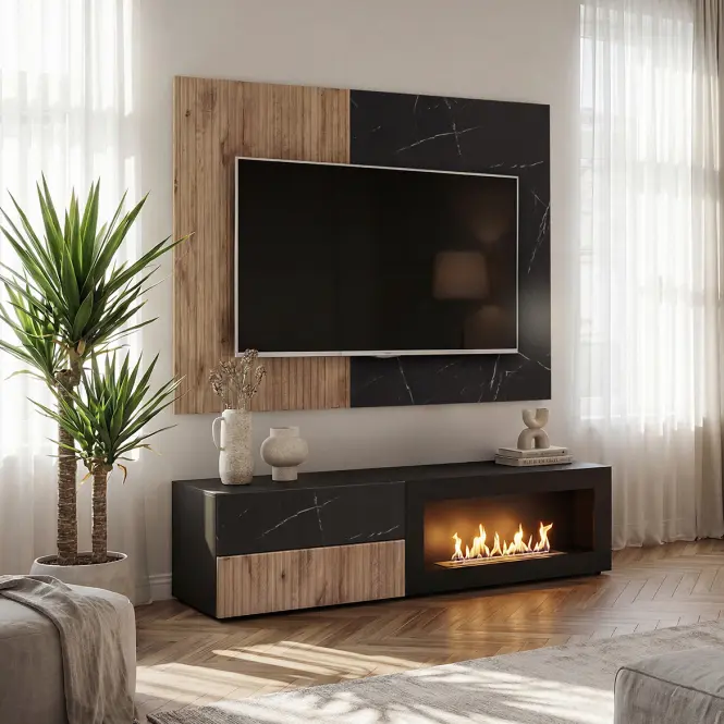 Závesný panel Cannes Zmwdv Cs Pw Black/Viking/Marble Black,3