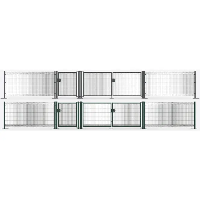 Panel 3d Light II 250 x 123 cm – RAL 6005,12