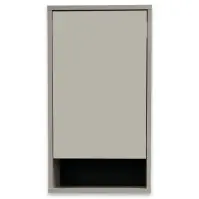 Závesná skrinka so zrkadlom Nova mini 44cm kašmír