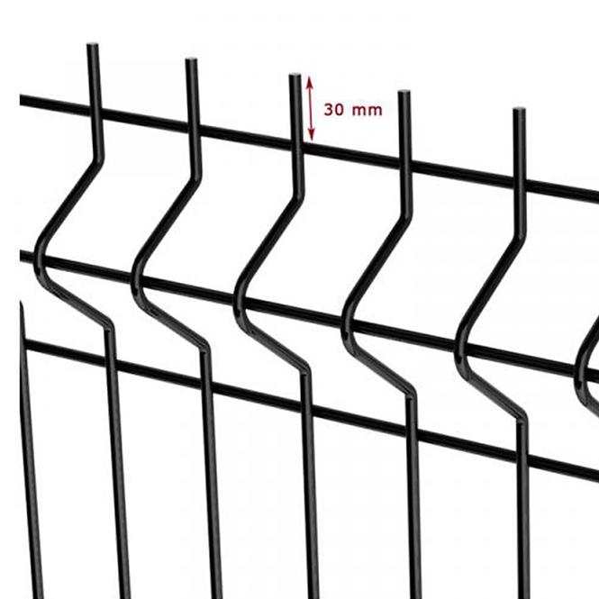 Plotový panel 3D Light II 250 x 123 cm – RAL 7016