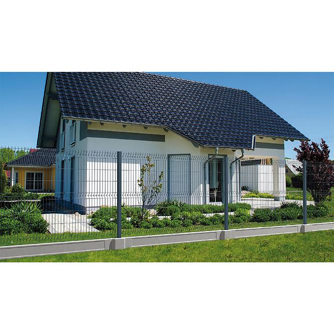Plotový panel 3D Light II 250 x 123 cm – RAL 7016