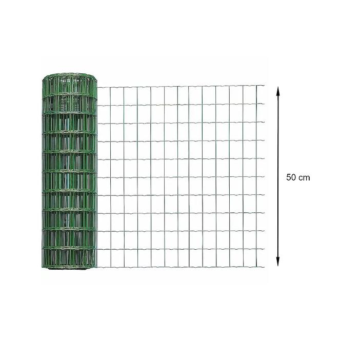 Zvárané pletivo 0,5 x 5 m zelené