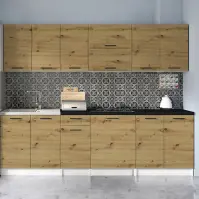 Kuchynská linka Economic 260 biela/artisan