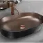 Umývadlo Cleo 61 black brush/copper - na dosku,4