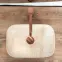 Umývadlo Belinda mini travertine matt - na dosku,3