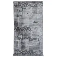 Koberec Eva Embossed 0,8/1,5 Em2025-01 sivý