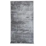 Koberec Eva Embossed 1,2/1,7 Em2025-01 sivý
