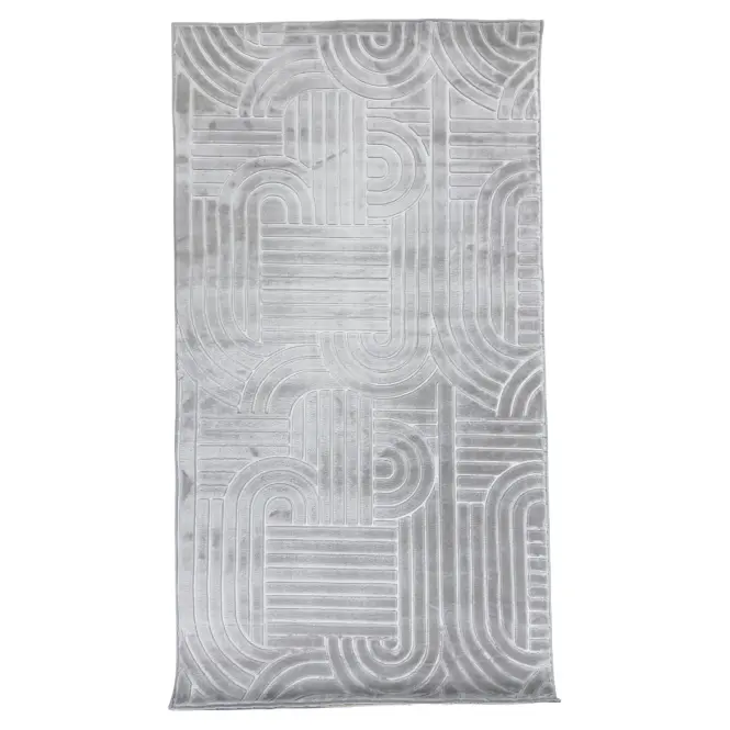 Koberec Eva Embossed 1,9/2,7 Em2025-01 sivý