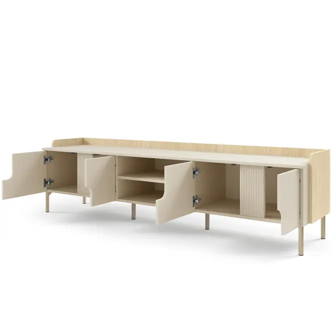 TV stolík Veľký Positano Dub Maveile/Macadamia,3