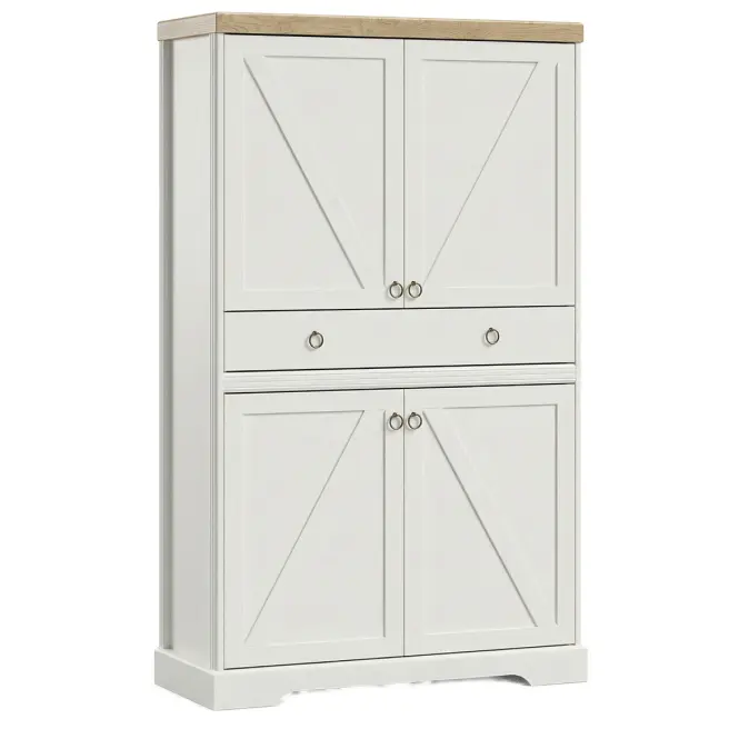 Komoda Barn K4d1s Biela Opal-Cremona