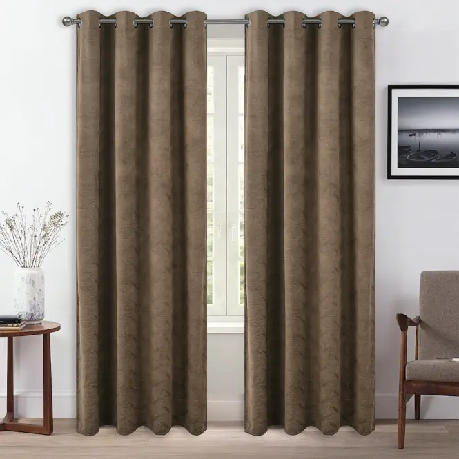 Závesová látka YC12081/240G/M212 hnedá 280 Tovar na mieru,3