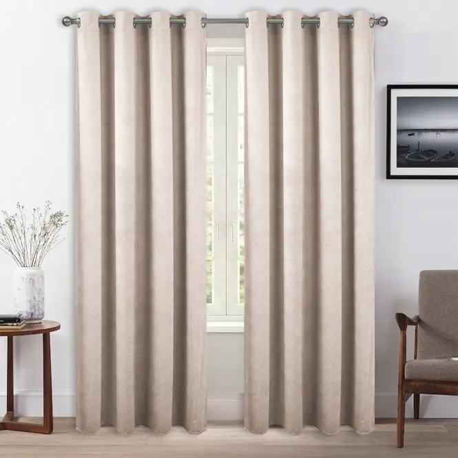 Závesová látka YC13016/230G/M2/4 béžová 150 Tovar na mieru,3