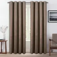 Záves na priechodkách ADELA YC12078/240G/M2/12/140X250 hnedý