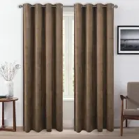 Záves na priechodkách AMELIA YC13018/230G/M2/5/140X250 hnedý