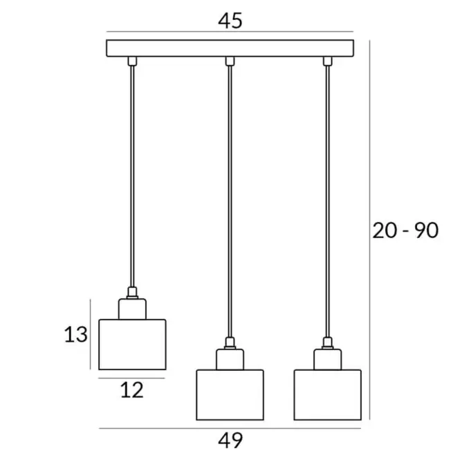 Luster Wulkan 2995/Z-B-3 LW3 (SK)