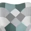 Kreslo Maddie mätový patchwork,5