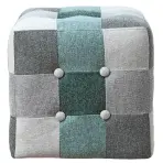 Taburetka Maddie mätový patchwork
