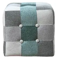 Taburetka Maddie mätový patchwork