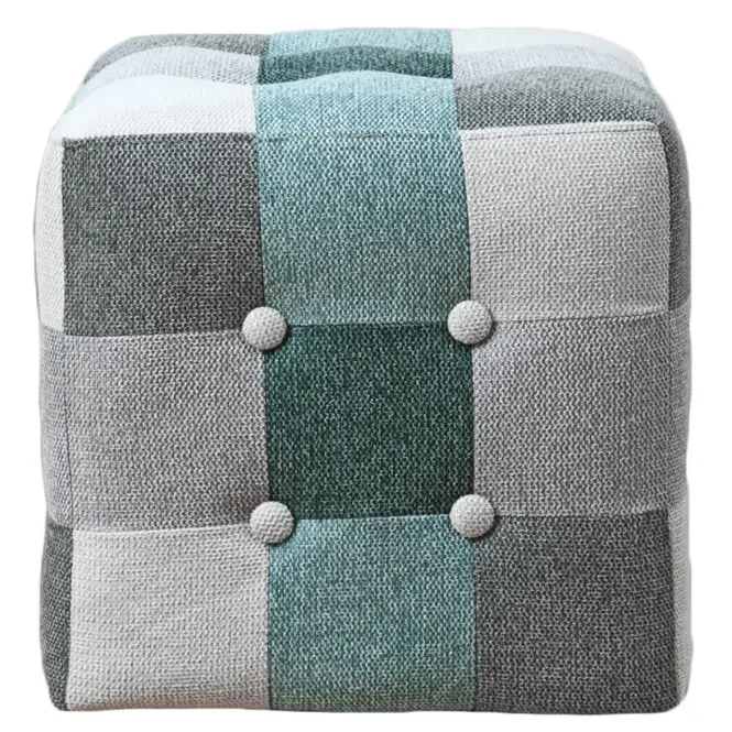Taburetka Maddie mätový patchwork