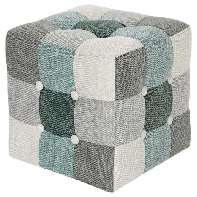 Taburetka Maddie mätový patchwork,4