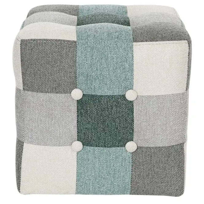 Taburetka Maddie mätový patchwork,5