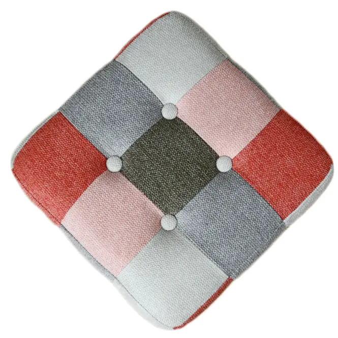 Taburetka Maddie ružová patchwork
