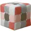 Taburetka Maddie ružová patchwork,4