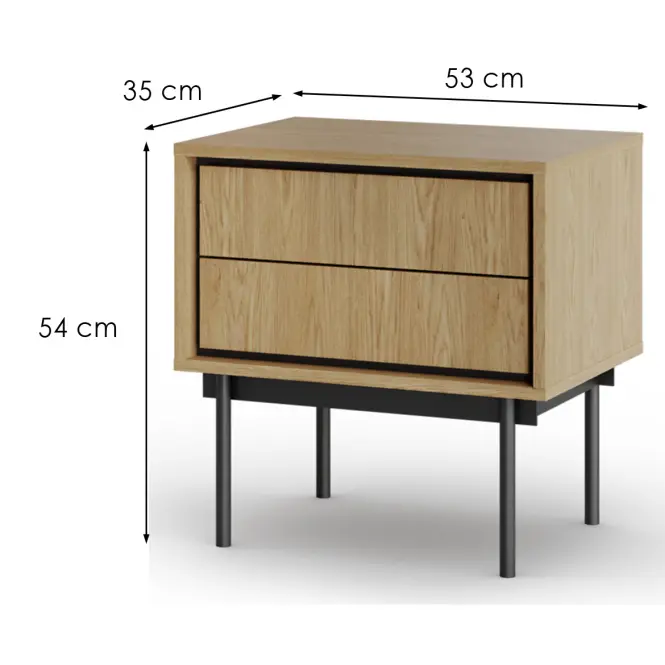 Nočný stolík Deco Sn Baltic Dune,2