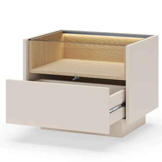 Nočný stolík Hiro Beige G Béžová,2