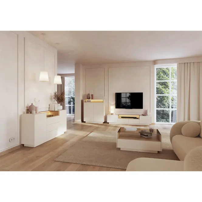 Nočný stolík Hiro Beige G Béžová,7