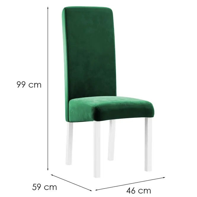 Stolička Madryt Biely/Manila Nr.35