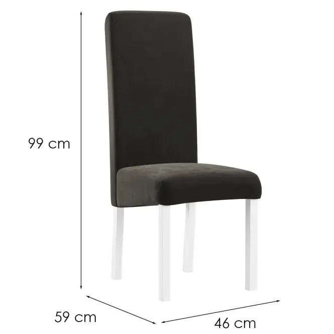 Stolička Madryt Biely/Manila Nr.18