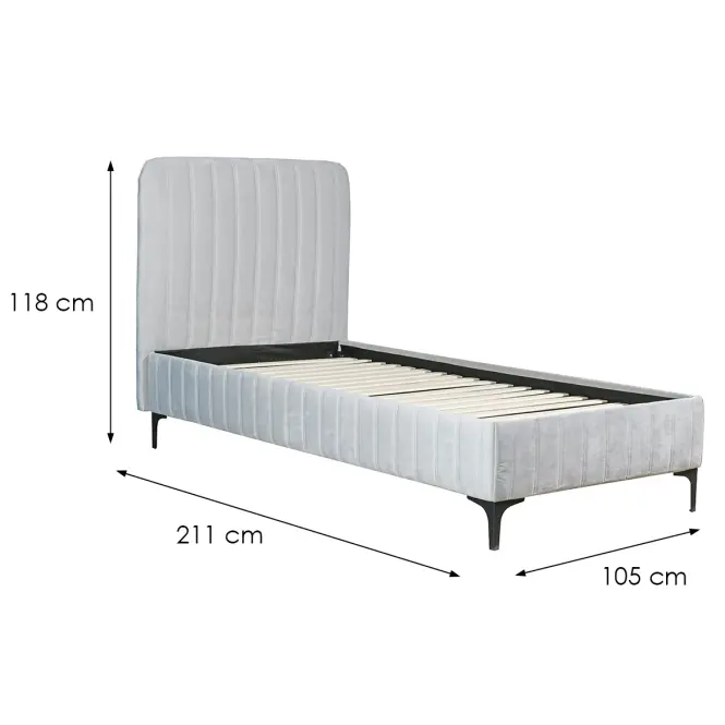 Posteľ Avellino 90x200 Velluto 40,2