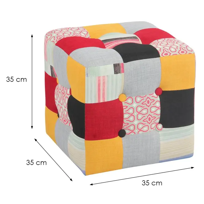 Taburetka Soho 1 Patchwork
