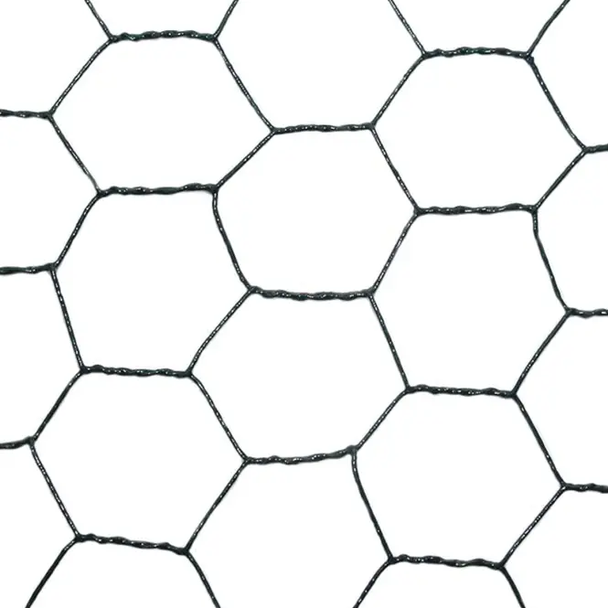 Šesťhranné pletivo 13x13 1x10 m Zn+RAL6005,2