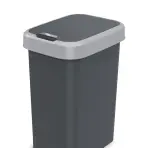 Odpadkový kôš 12l sivý/antracit, 27x22x31,5v