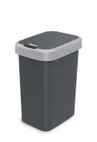 Odpadkový kôš 12l sivý/antracit, 27x22x31,5v