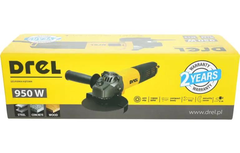 Drel Uhlová Brúska 125 MM. 950W CON-EAG-0912