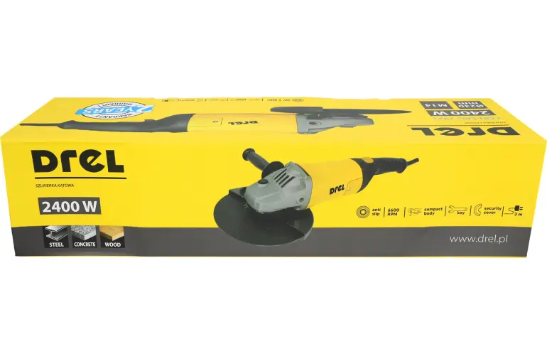 Drel Uhlová Brúska 230 MM. 2400W CON-EAG-2423,3