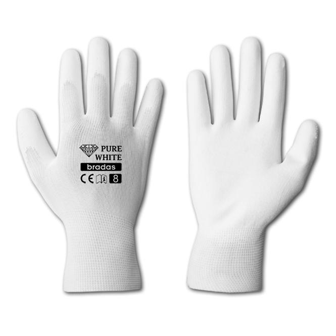 Ochranné rukavice dámske white, veľkosť 8