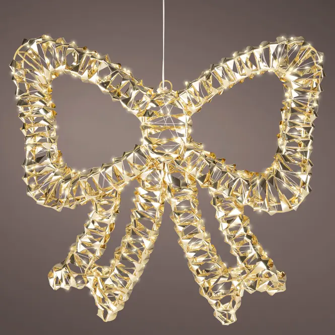Mašľa LED 490395 WW ZEW GOLD